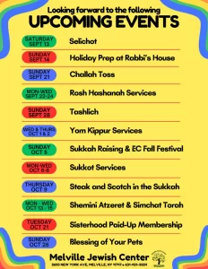 coming events sept oct 2025